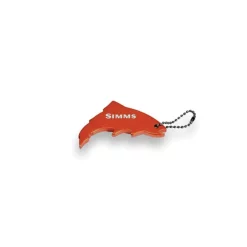 Simms Thirsty Trout Keychain Orange